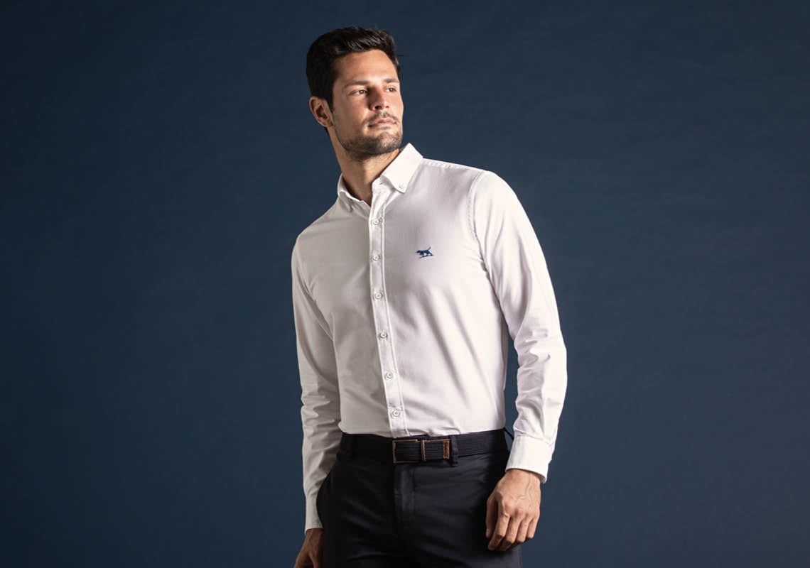 North Island Oxford Sports Fit Shirt